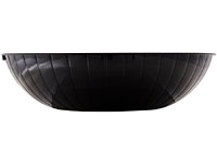 Black Plastic Party Bowl