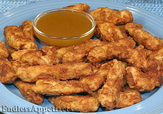 Chicken Strips with Honey Mustard Sauce