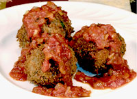 Crispy Meatballs Marinara