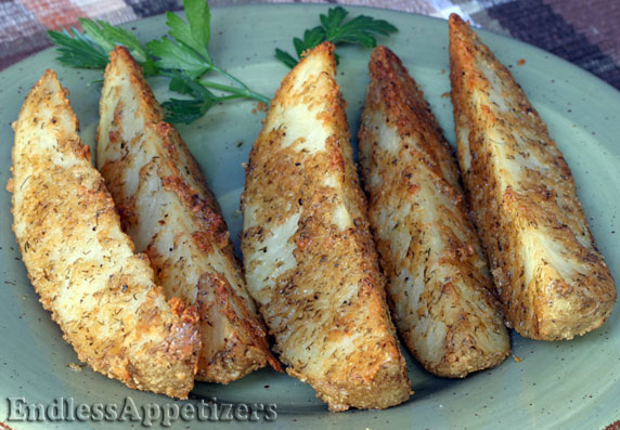 Garlic Parmesan Potato Wedges