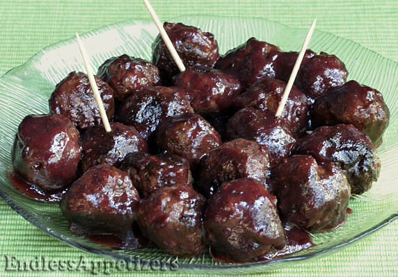 Meatballs with Cherry Sauce