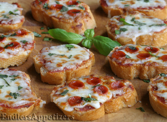 Mini Pizza Bruschetta