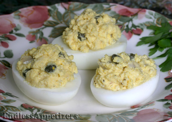 Parmesan Artichoke Deviled Eggs