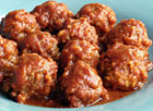 Porcupine Meatballs in Chili Sauce