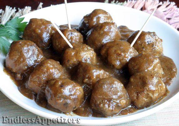 Sauerbraten Meatballs