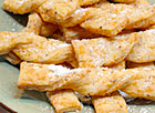 Sesame Cheddar Turnovers