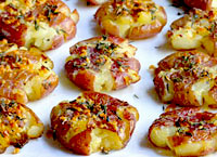 Smashed Red Potatoes