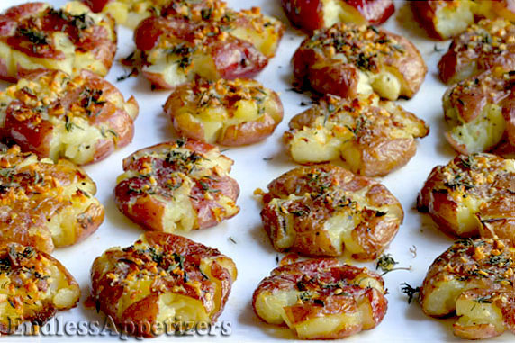 Smashed Red Potatoes