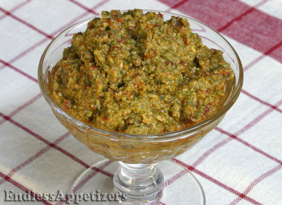 Sun-Dried Tomato and Basil Pesto